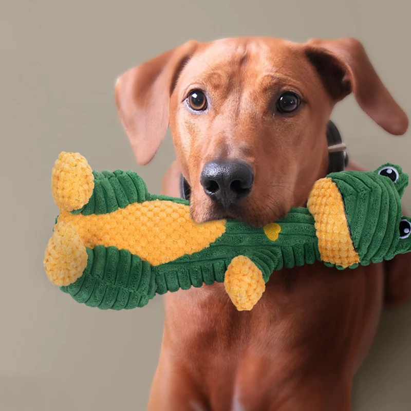 

Bite Resistant Big Dog Chew Toys with Squeak Cartoon Animal Shape for Medium Large Dogs Labrador Weimaraner juguetes para perro
