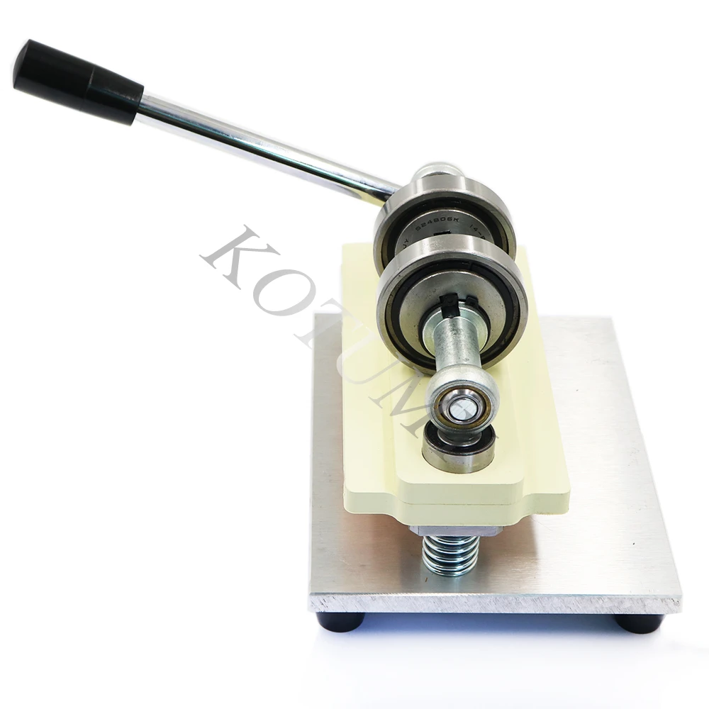 Dual Wheel Leather Cutting Machine Manual Die Punching Hand Press Cutter For Craft DIY Paper PVC/EVA Sheet