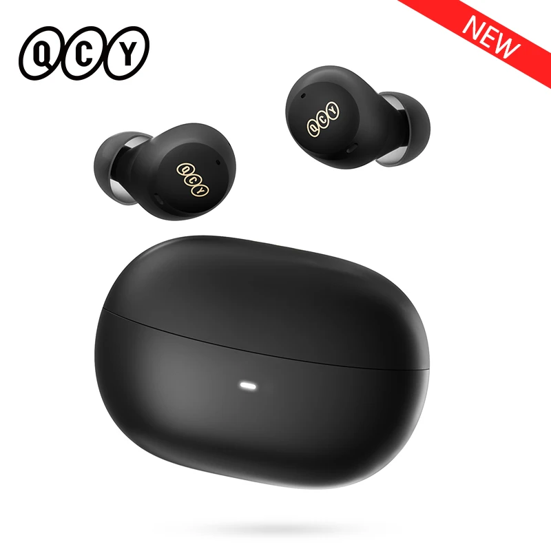 QCY HT07 ANC Wireless Earphones 40dB Noise Cancelling TWS Earbuds 6 Mic AI HD Call Bluetooth 5.2 HiFi Headphone 32H Playback