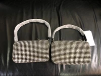 102157 new luxury brand designer women bags rhinestone wang bag biling flashing diamond full mini bags female underarm bag