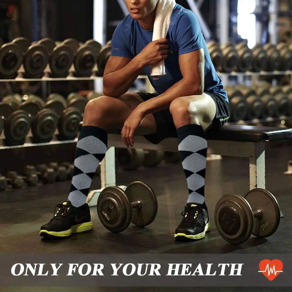 Dropshipping 5Pairs New Compression Socks Fit For Varicose Veins Socks Men Women Outdoor Sports Best Graduated Compression Socks