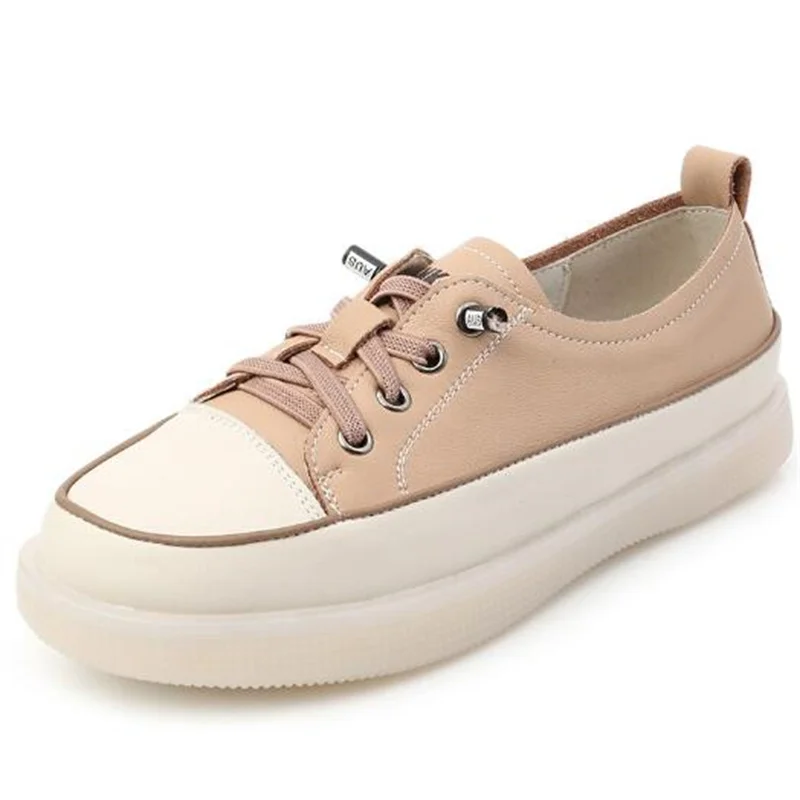 

Женские кроссовки из натуральной воловьей кожи, большие размеры