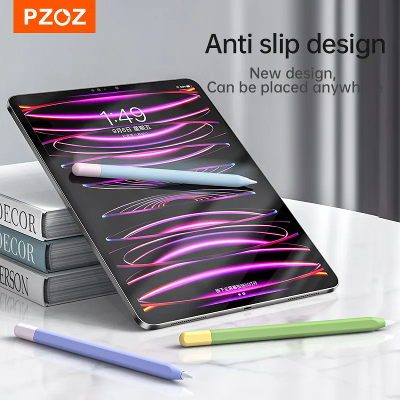 Фото Чехол PZOZ для Apple Pencil (USB-C), чехол для планшета, защитный чехол для стилуса, портативный мягкий силиконовый чехол №2