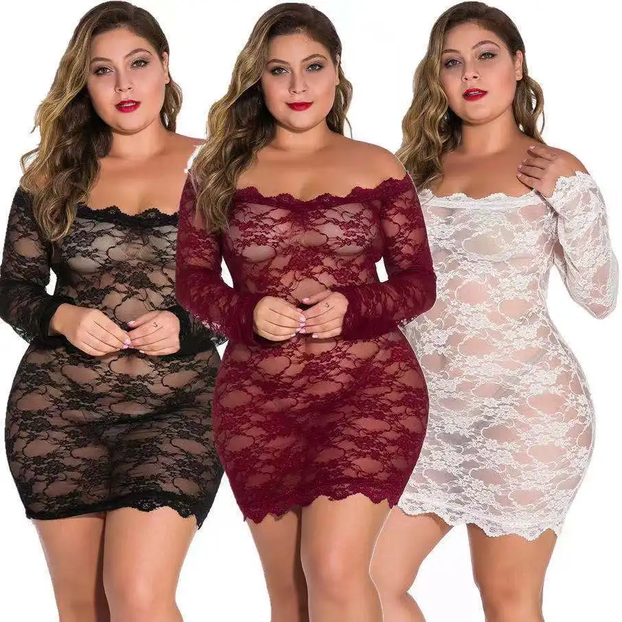 

1 Women's sexy underwear sexy pajamas one-shoulder skirt buttocks sexy underwear