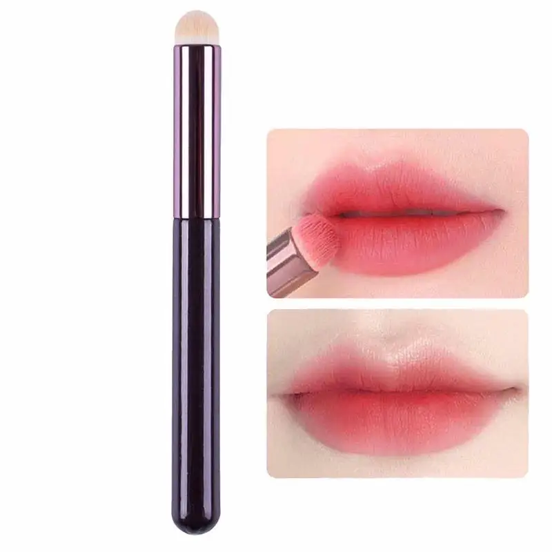 

Sdattor 1pc Lipstick Brush Mini Fingertip Lipstick Blending Makeup Brushes Concealer Make Up Brush Domed Portable Lip Makeup Too