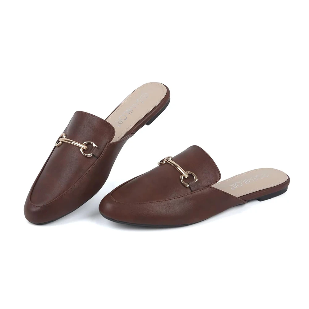 Женские туфли новинка 2024 стильная внешняя одежда на плоской подошве для отдыха