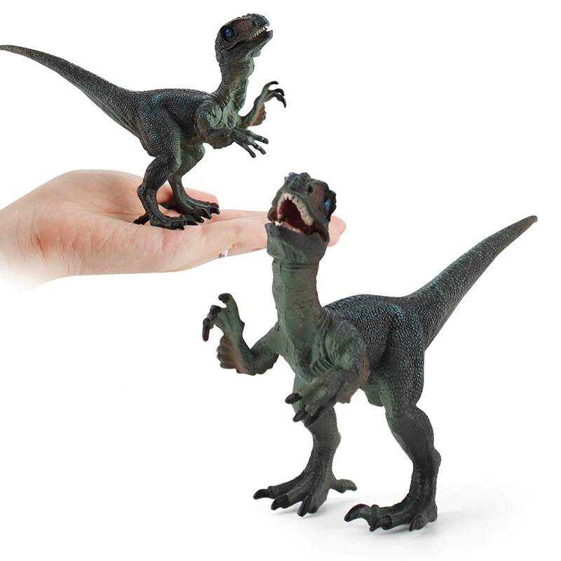 Dinosaur Toy Model Lifelike Dilophosaurus Velociraptor Dinosaurs Figure Action Figures Jurassic World Dino Toy for Children Gift images - 6