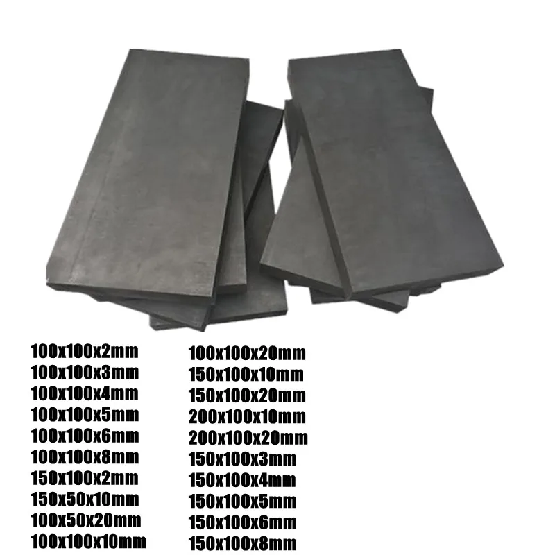 

Graphite Plate High Temperature Resistant High Purity Graphite Block Electrolytic Carbon Plate EDM Carbon Electrode Anode by CNC