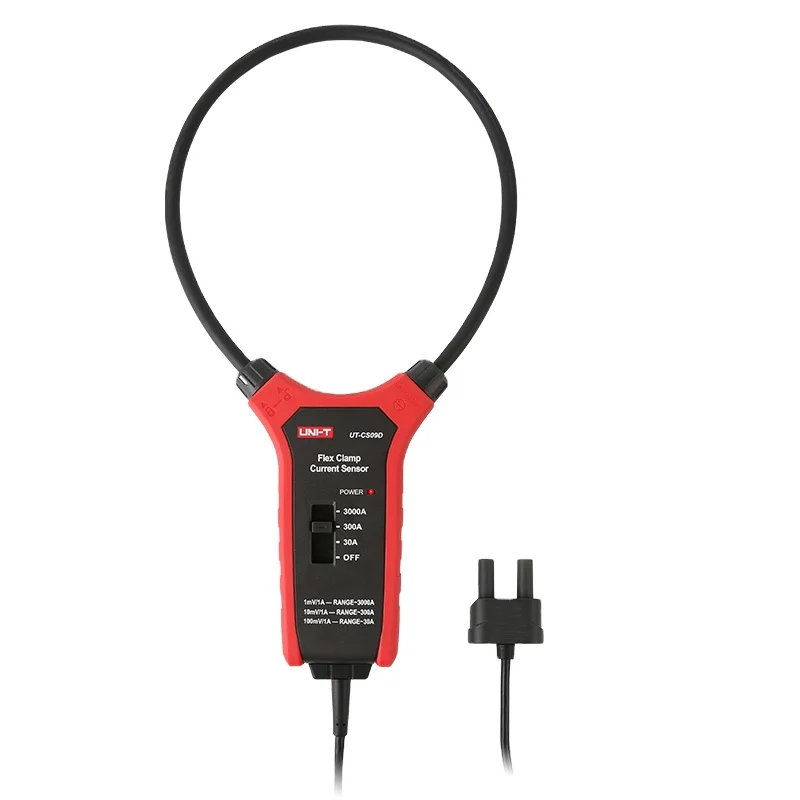 

UNI-T UT-CS09D 3000A AC Current Flexible Clamp Meter Flex Clamp Sensor Amperemeter Frequency Meter UT206B UT208B Applicable