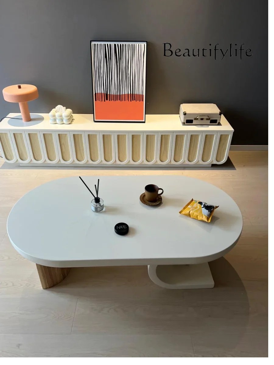 Скандинавский современный минималистичный креативный журнальный столик в