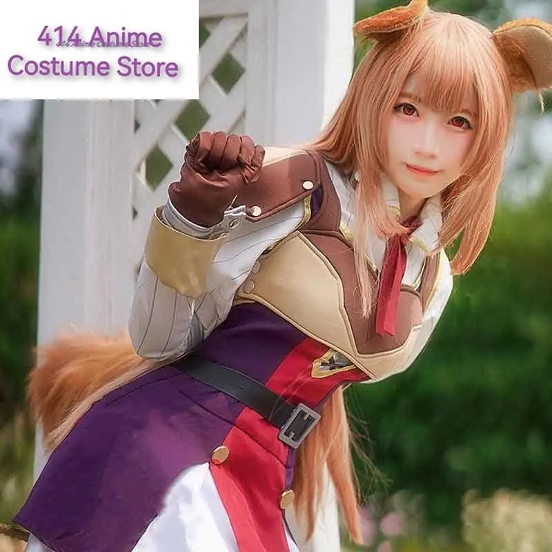 Аниме Tate no Yuusha Nariagari Rising of Shield Hero Raphtalia Косплей Костюм платье наряд женский аниме