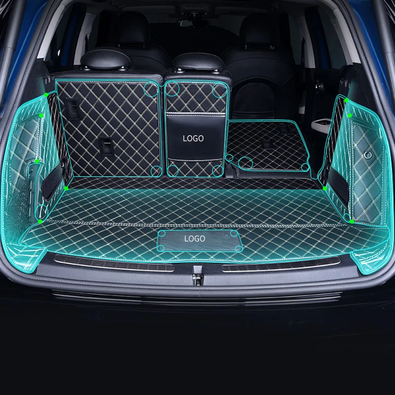 Водонепроницаемый Противоскользящий коврик для багажника автомобиля на заказ