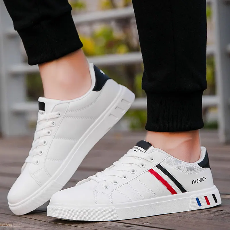 

2022 New Women White Vulcanized Sneakers Boys Cheap Flat Comfortable Shoes Men Autumn Spring Fashion Sneakers