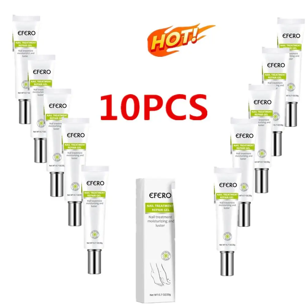 

10PCS Fungal Nail Serum Repair Essence Foot Nail Fungus Removal Gel Anti Infection Paronychia Onychomycosis Nail Treatment