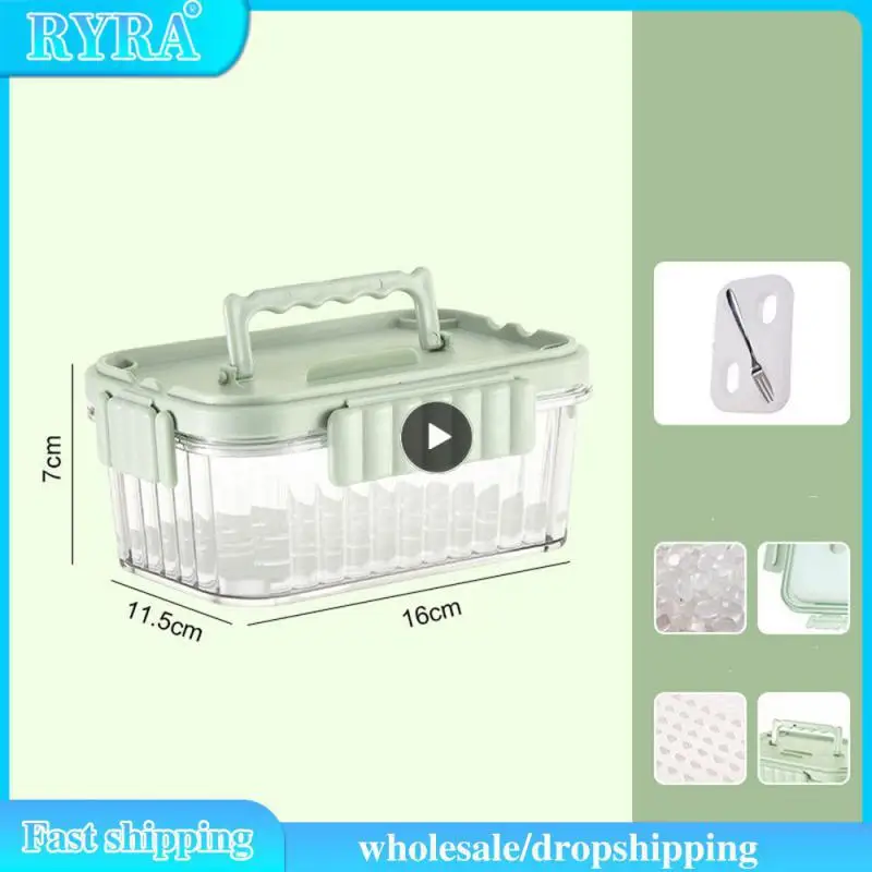 

Convenient Food Storage Box Durable Modern Simplicity Fork Fruit Box Actual Portable Picnic Portable Food Box Fresh-keeping Box