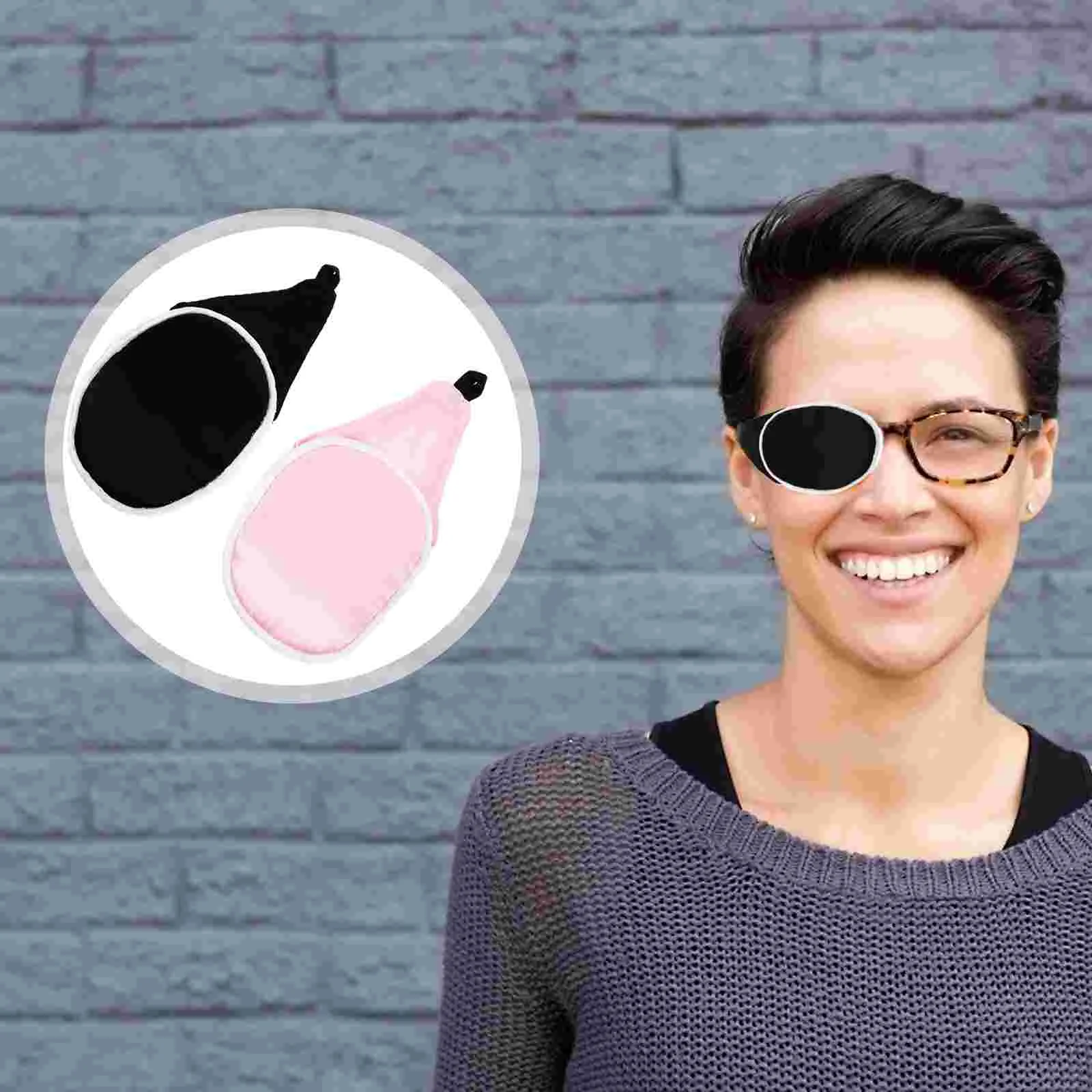 

1 Set Eyeglass Covers Strabismus Eye Patches Single Eye Patches Useful Premium Eye Covers for Adults
