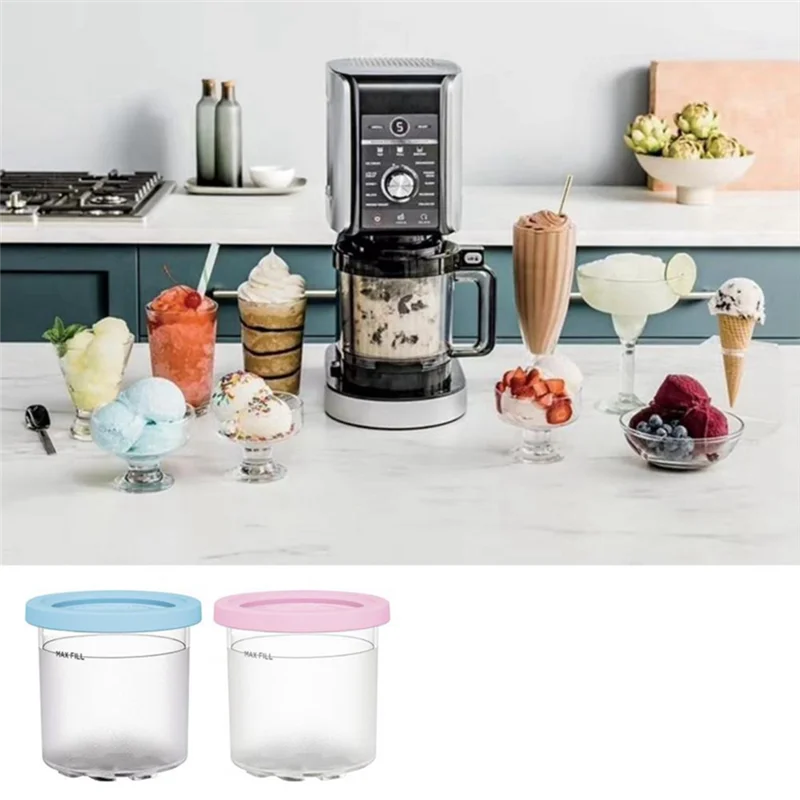 2 упаковки для Ninja XSKPLID2CD совместимые с мороженицей серии NC299AMZ и NC300S 1 пинт C