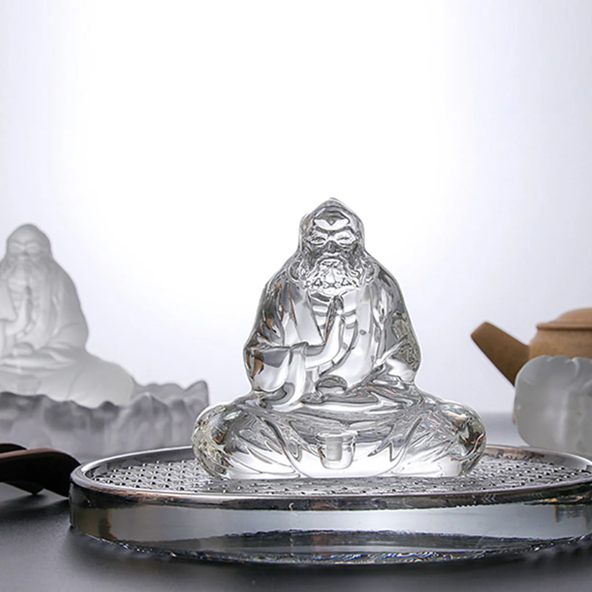 

Incense Burner Holder Incense Burner Crystal Glass Statue Ornament