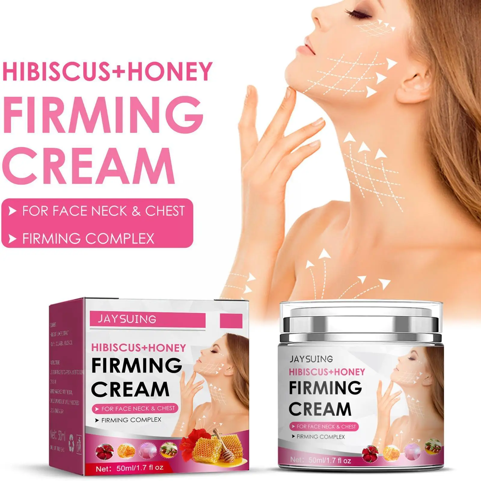 

Укрепляющий крем Hibiscus And Honey подтяжка кожи шеи Cream 50 мл M2B7