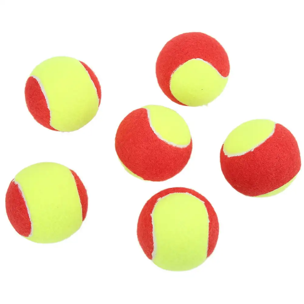 Practice Tennis Balls,Youth Tennis Balls,6Pcs Kids Tennis Balls Premium Plush Natural Rubber Lightweight Soft Safe Elastic Water