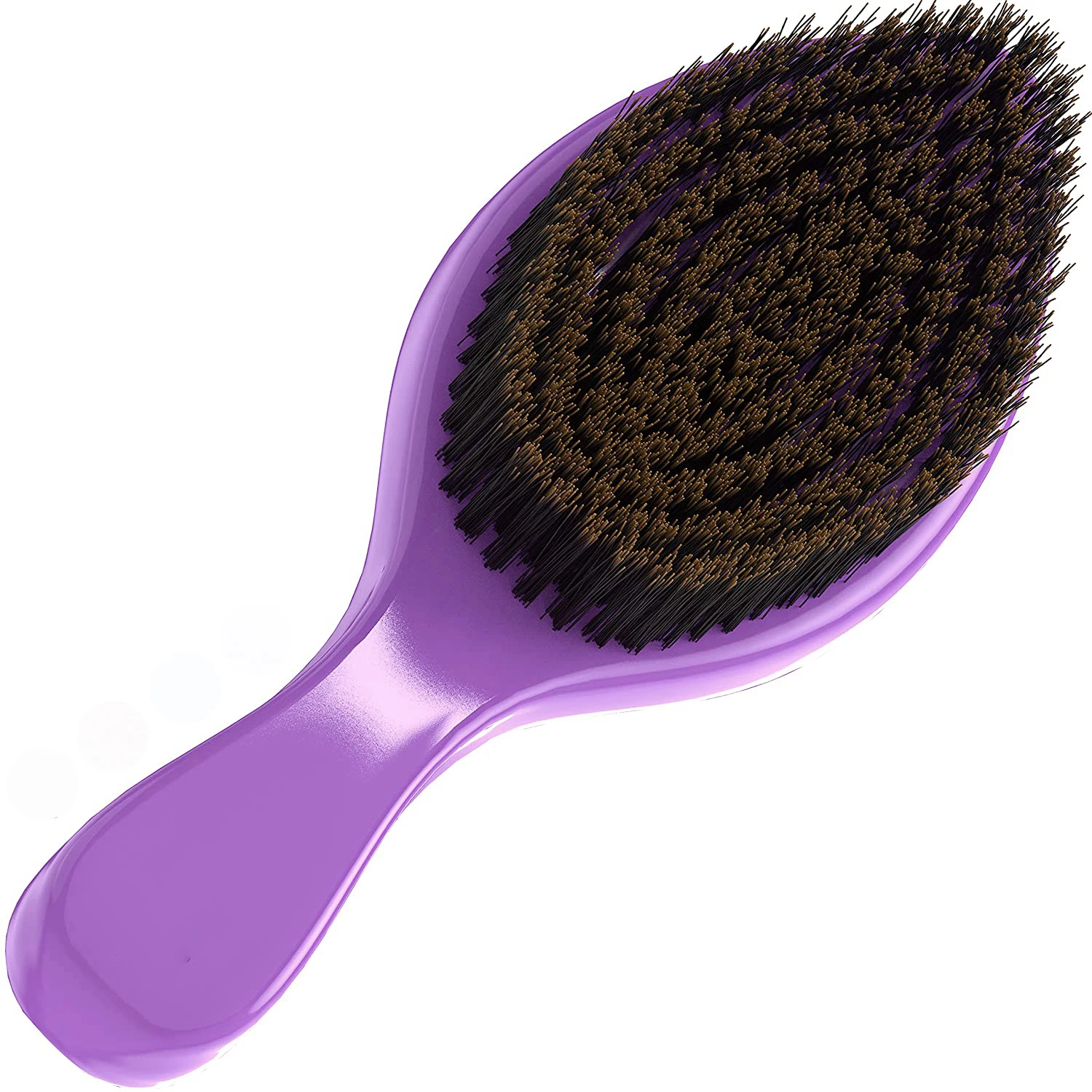 DREWTI Hard Quality 360 S Shape Nylon Boar Hairbrushes Infused Hairbrush Afro Men Styling Mens Custom Wavy Brush Wave Brushes