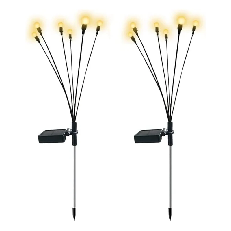 

Садовый светильник на солнечной батарее Starburst, светлячок на солнечной батарее, уличный водонепроницаемый декоративный светильник s