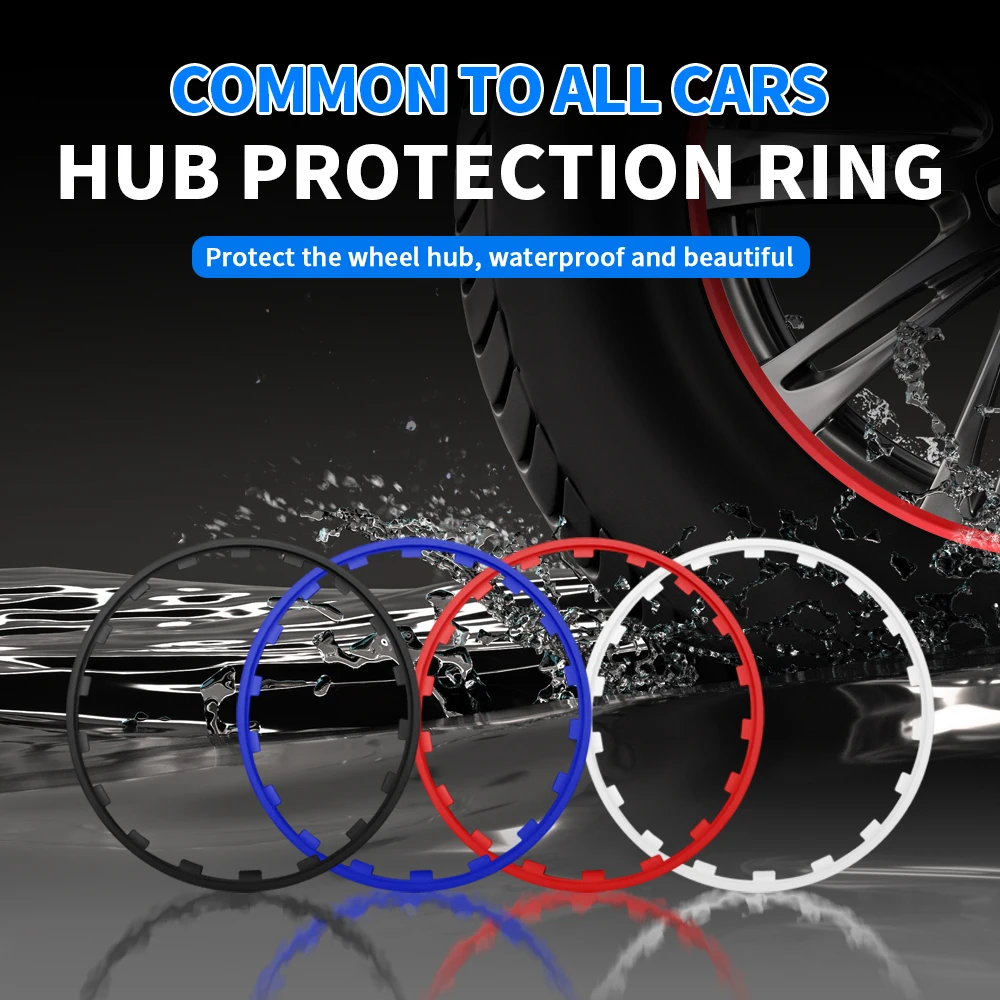 

4PCS 18/19/20inch Car Rims Ring Protectors Vehicle Wheel Rims Guard Strips for Audi S A3 A4 B8 8P 8V B6 A5 A6 C7 Q5 B9 B7 C6 A1