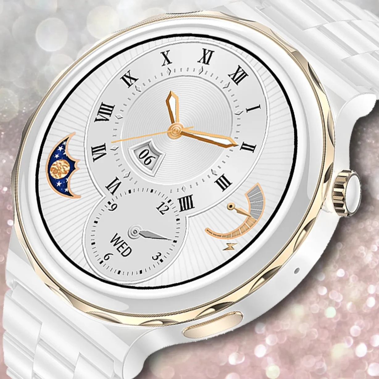 

Smart Watch Women Custom Dial Answer Call Sport Watches NFC Access Control Waterproof Smartwatch For Lady Girlfriend Lover Gift