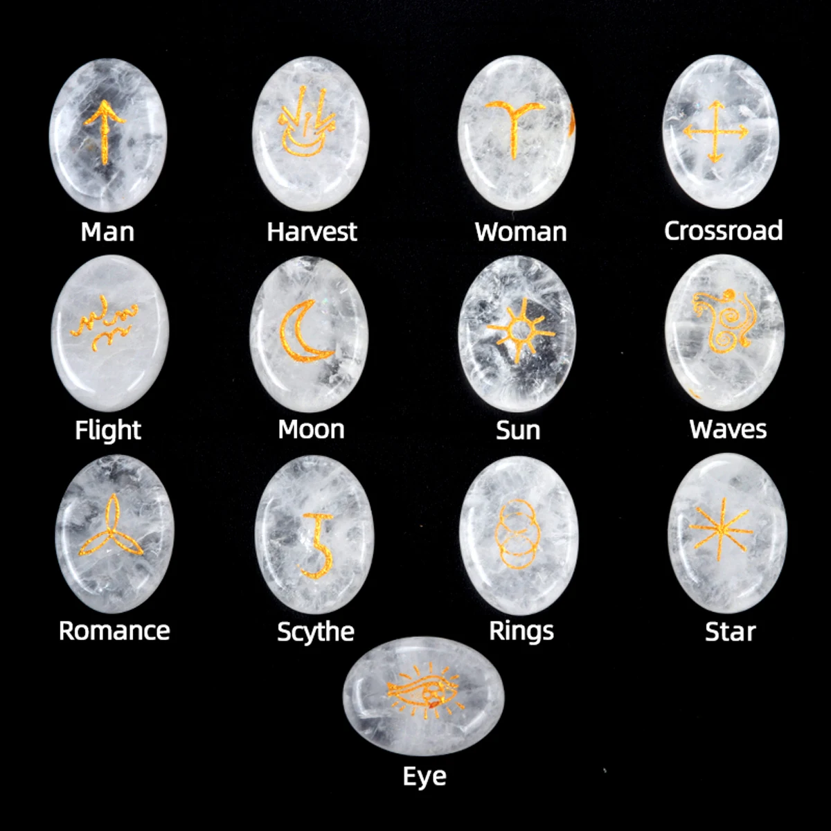 

Руны Ведьмы из Оникса, Аметиста и Тигрового Глаза