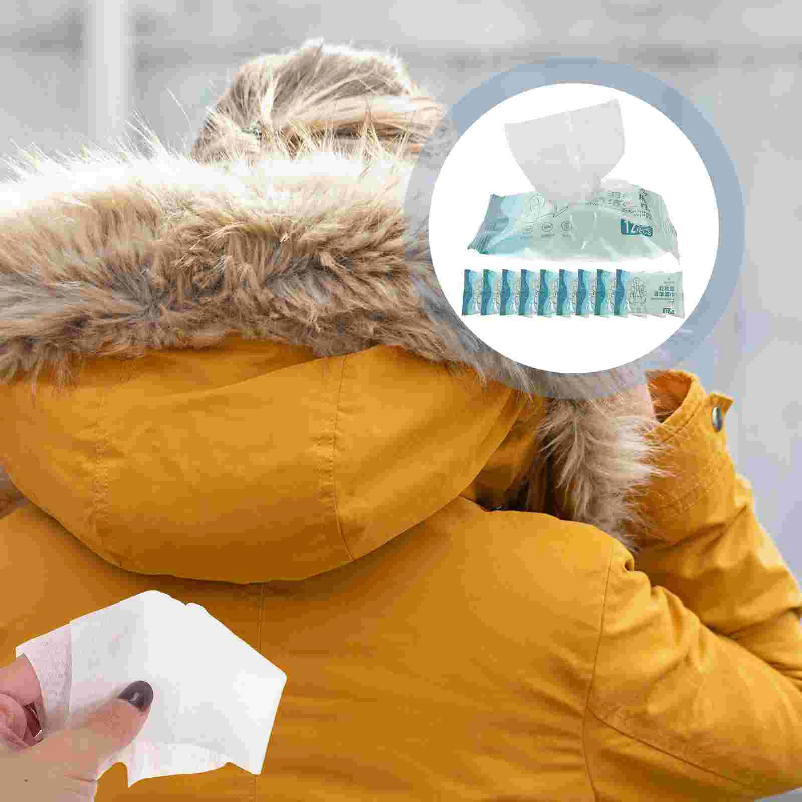 

10pcs Portable Multi-purpose Clothing Cleaning Wet Wipes Down Cleaning Wet Wipes Free Wipes