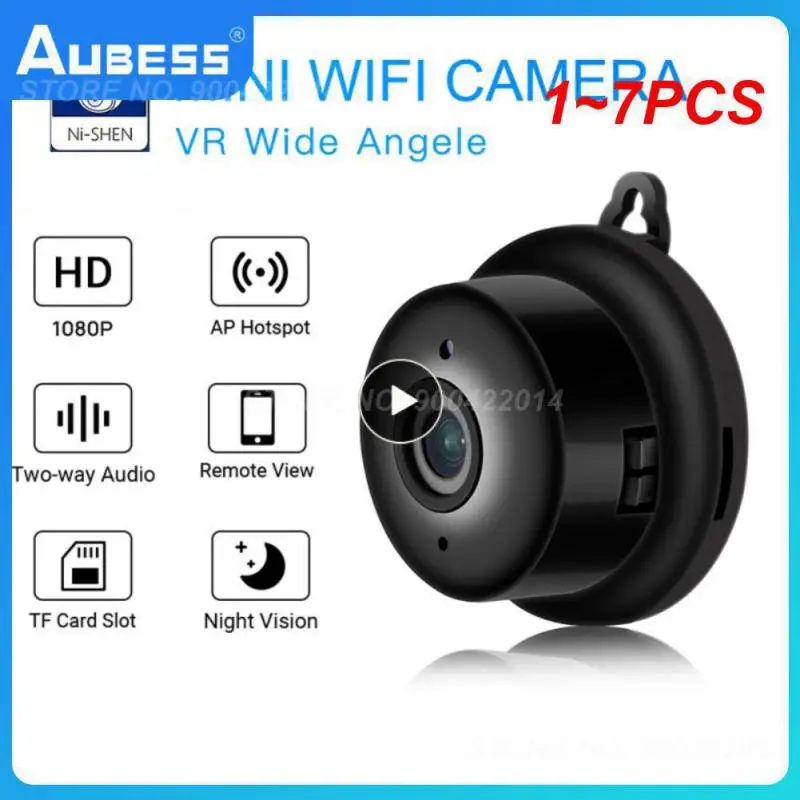 

1~7PCS 1080P Wireless Mini WiFi Camera IP Home Security Cam CCTV Surveillance IR Night Vision Motion Detect P2P Baby Monitor