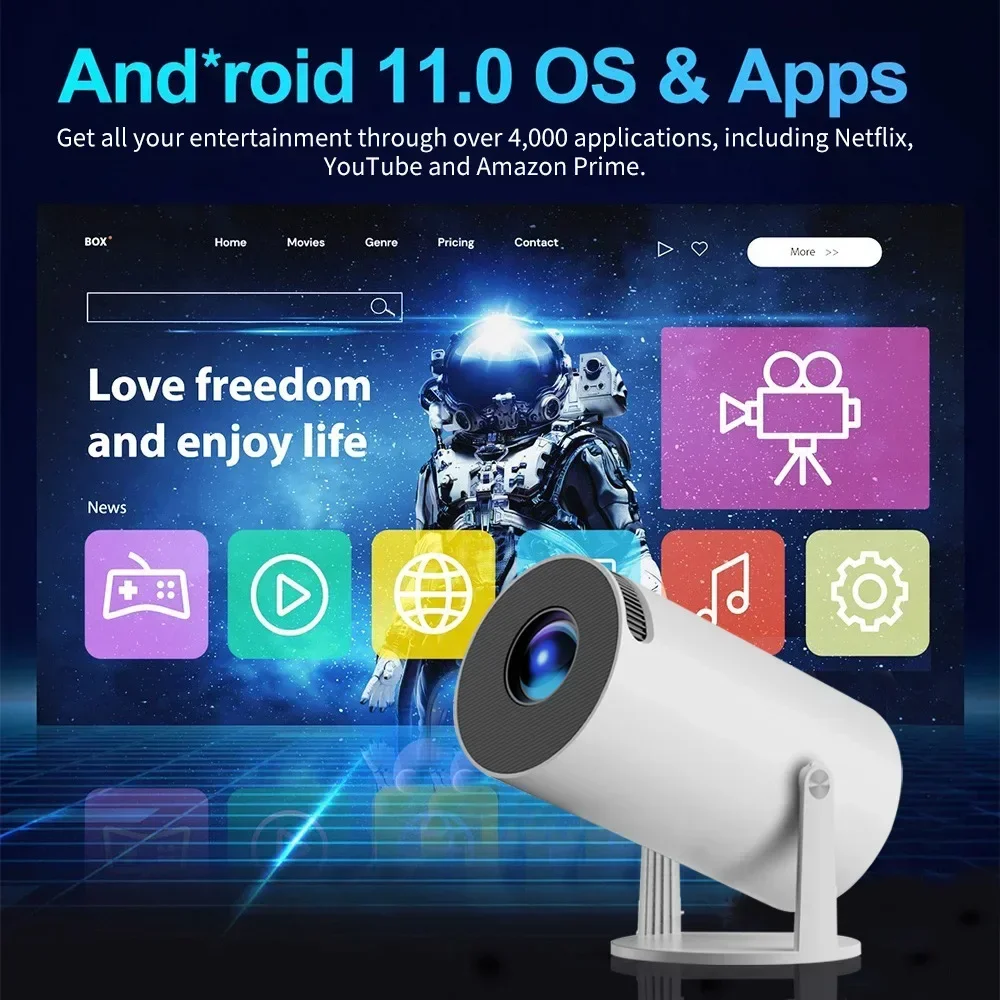 Фото Игровая консоль M300 Max 2 в 1 с беспроводными геймпадами, поддержкой 4K 1080P, Android 11, беспроводной проектор 2.4G №4