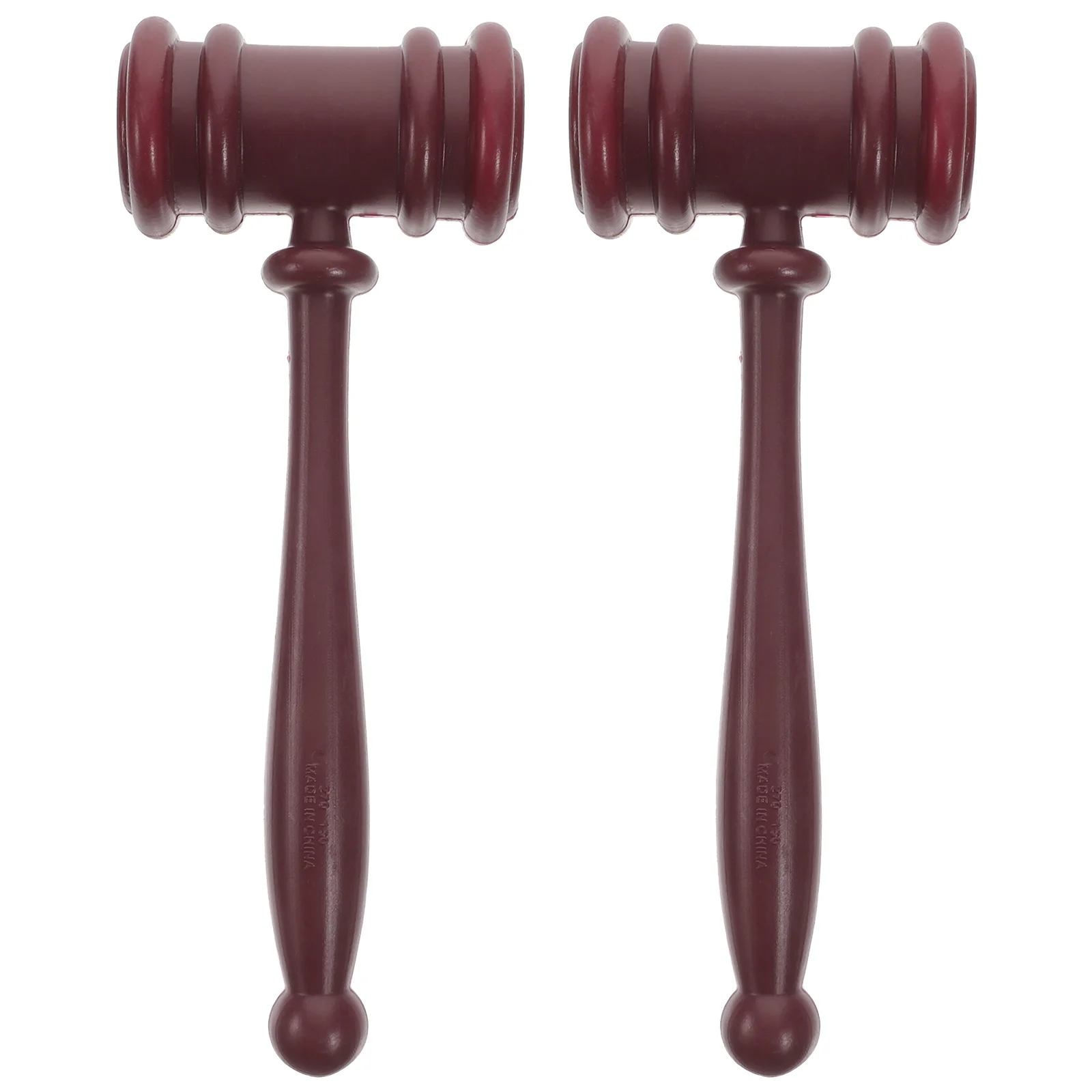 

2 Pcs Student Gifts Child Judge Hammer Decorative Gravel Thing Crafts Birthday Present Kids Funny Toy