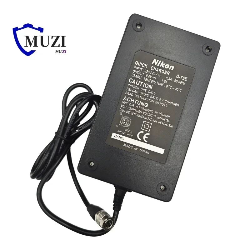 Зарядное устройство Q-75E Q75E для аккумуляторной тахеометра Nikon BC-65 BC-80 BC-50 BC-60 BC-70