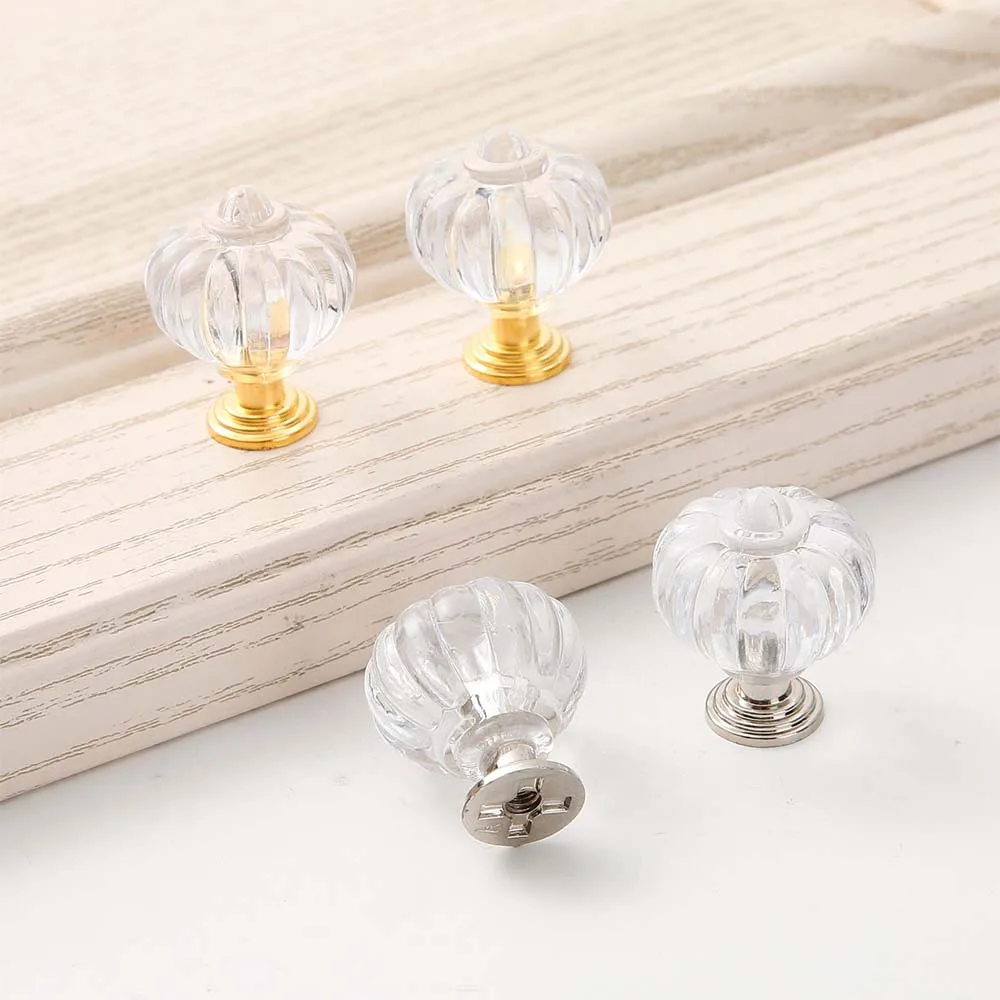 

Crystal Diamond Acrylic Transparent Single Hole Drawer Handle New Chinese Style Cabinet Door Wine Cabinet Glass Door Knob Handle