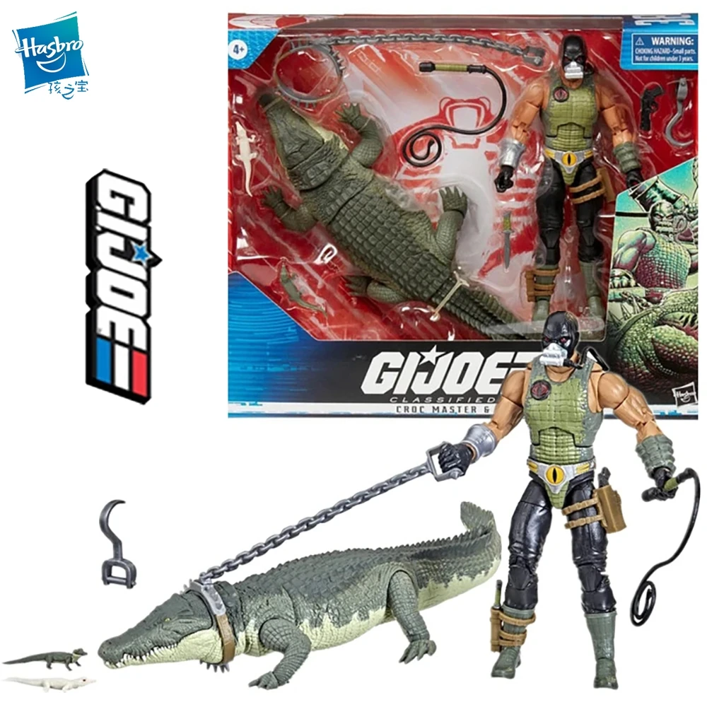 

Hasbro G.I.JOE Классическая серия Croc Master & Fiona с аксессуарами 6-дюймовая экшн-фигурка аниме Модели подарки Коллекционирование ToysF4320