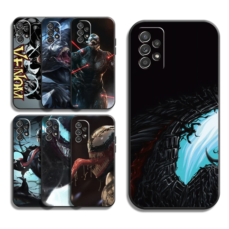 

Marvel Venom Heroes Phone Cases For Samsung Galaxy S20 FE S20 Lite S8 Plus S9 Plus S10 S10E S10 Lite M11 M12 Cases Funda
