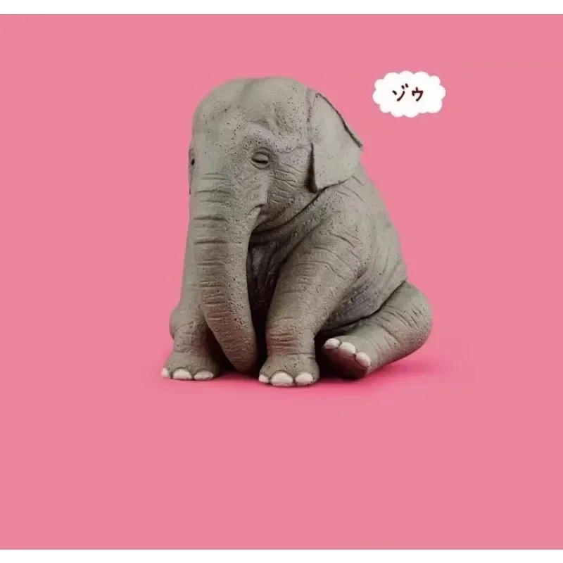 Zoo Series Gashapon Toys Собака Медведь Кошка Слон Ежик Горилла Креативная Модель Украшения