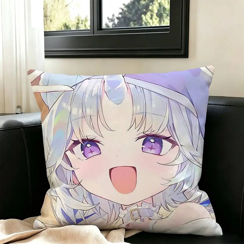 Фото Ayatsuno Yuni StelLive VTuber Квадратная двусторонняя наволочка с принтом для спальни, прикроватной тумбочки, дивана. №2