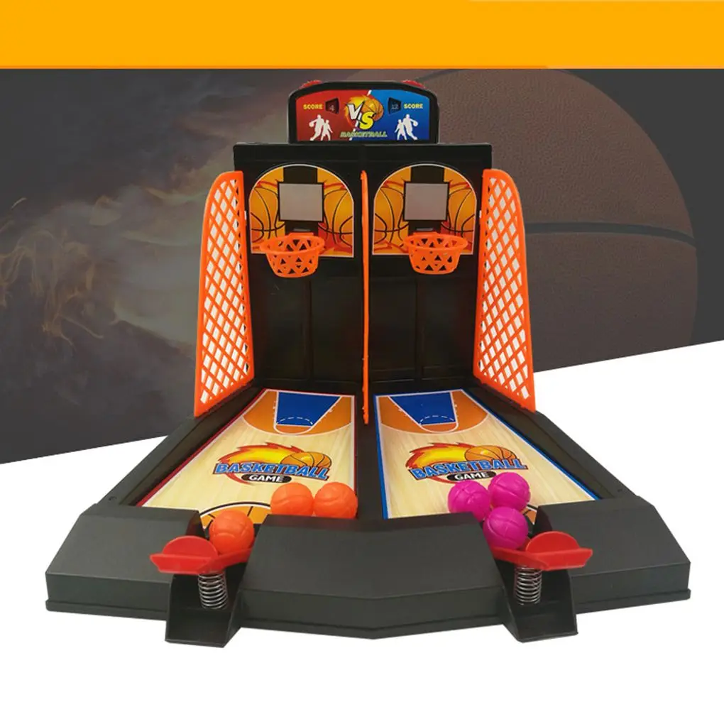 

Настольная баскетбольная мини-корзина для стрельбы пальцами детские настольные игры двойная игра интерактивная игрушка модель Забавный подарок на день рождения
