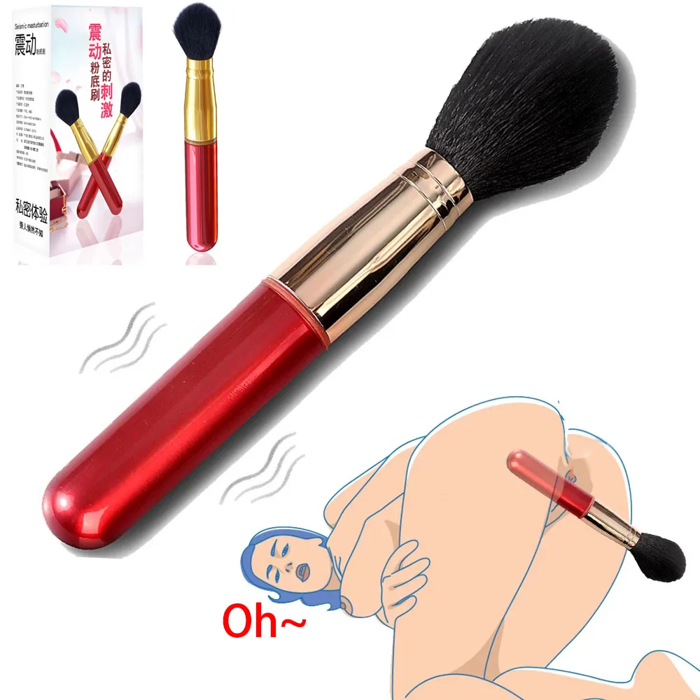 

Makeup Brush Vibrators AV Magic Wand Vagina Vibrating Female Clitoris Stimulator Bullet Massager Sex Toys for Couple Masturbator