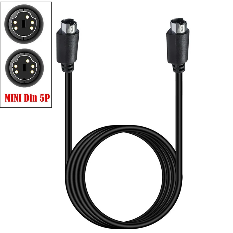 Мини Din S-Video 5-контактный аудио/видео кабель для домашнего кинотеатра MIDI AT