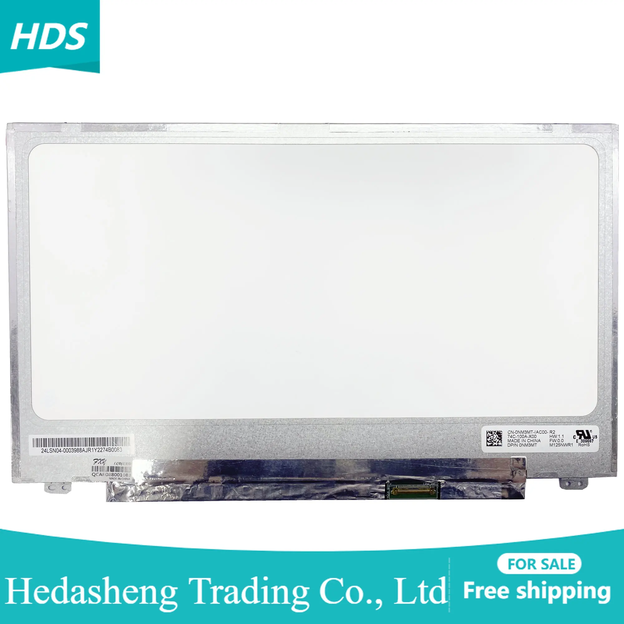 

M125NWR1 R2 Оригинал 12,5 1366*768 30 pinos Polegada Lvds Tela Edp Brilho 300 сравнение 800:1 ноутбук ЖК-экран