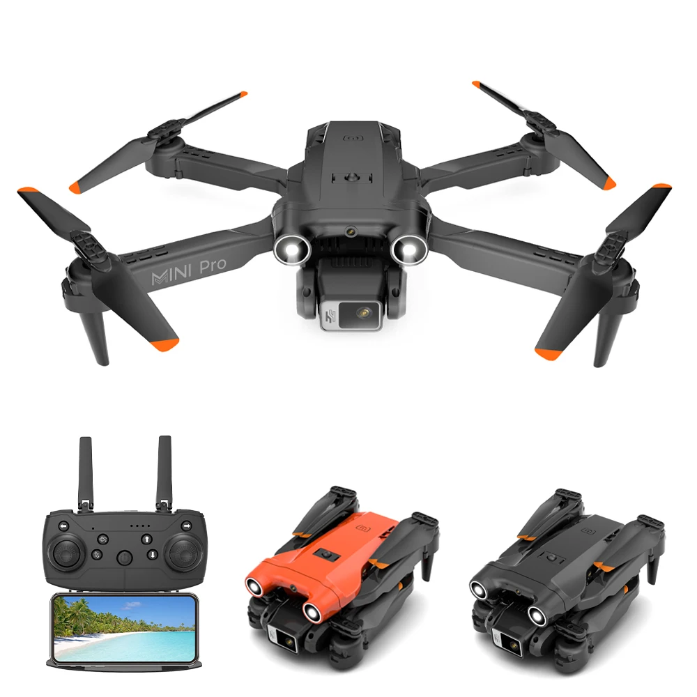 

E63 Mini Pro RC Drone 4K Camera Photography Remote Control Quadcopter 360° Obstacle Avoidance Fixed Height Hovering Aircraft Toy