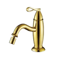 Bathroom Golden European And American Luxury Toilet Toilet Bidet Hot And Cold Faucet