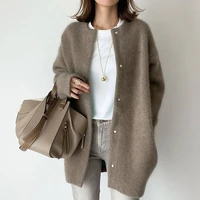 casual autumn and winter cardigan jacket knitted jacket womens korean cardigan long sleeve womens sweater ladies sweet 2022