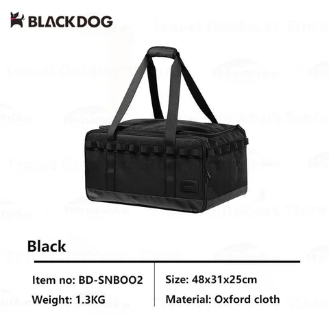 Сумка для хранения снаряжения BLACKDOG черного цвета