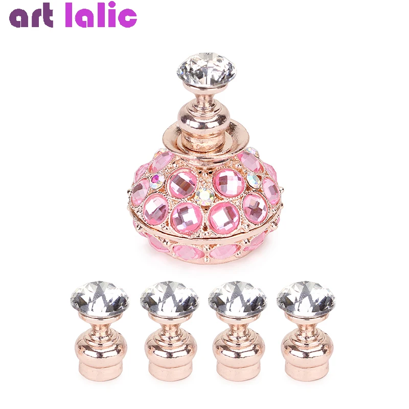 Магнитный Держатель Для Дизайна Ногтей В Стиле Ретро Акриловый Кристалл