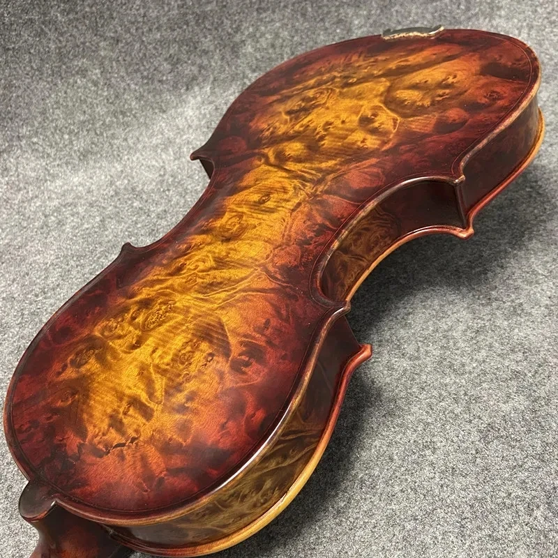 Фото Скрипка из кленового дерева в стиле Strad SONG master bird's eye 4/4, звук чистый и мелодичный #15118 №3