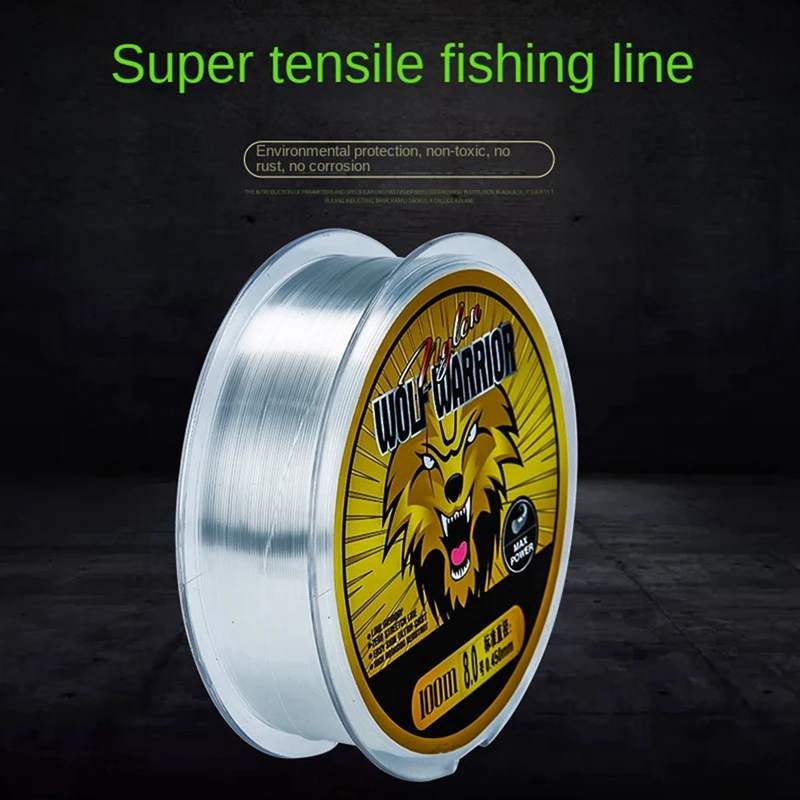 

KENARDO 5Piece 100 Meter 8.0 Fishing Line Super Strong Strands Nylon Line Fish Lines